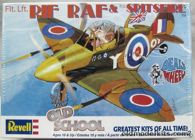 Revell Flt. Lt. Rif Raf & His Spitsfire Deals Wheels - (Spitfire), 85-1738 plastic model kit